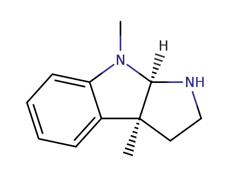 1,2,3,3a,8,8aα-Hexahydro-3aα,8-dimethylpyrrolo[2,3-b]indole