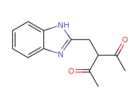 Molecular Structure of 397869-09-9 (3-[(1H-benzimidazol-2-yl)methyl]pentane-2,4-dione)