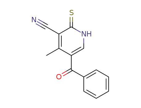 5-benzoyl-4-methyl-2-thioxo-1,2-dihydropyridine-3-carbonitrile