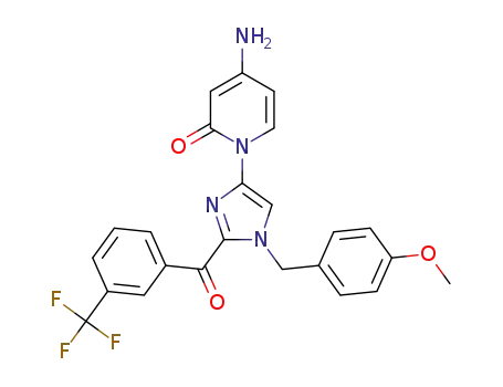 C<sub>24</sub>H<sub>19</sub>F<sub>3</sub>N<sub>4</sub>O<sub>3</sub>