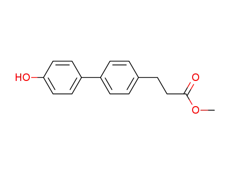 3-(4'-hydroxybiphenyl-4-yl)-propionic acid methyl ester