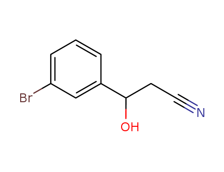 3-(3-bromophenyl)-3-hydroxypropanenitrile