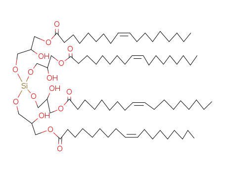 Molecular Structure of 18985-53-0 (silicic acid tetrakis-(2-hydroxy-3-oleoyloxy-propylester))