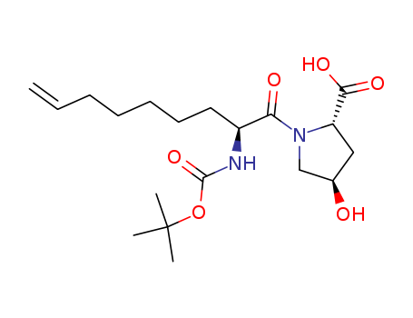  L-Proline, 1-[(2S)-2-[[(1,1-diMethylethoxy)carbonyl]aMino]-1-oxo-8-nonen-1-yl]-4-hydroxy-, (4R)-