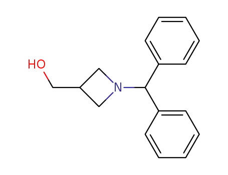 Molecular Structure of 72351-36-1 (1-(DIPHENYLMETHYL)-3-(HYDROXYMETHYL)AZETIDINE)