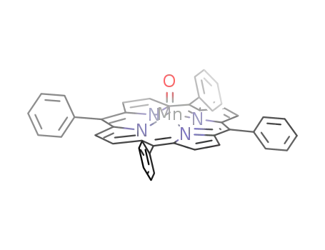 Molecular Structure of 76077-77-5 (Mn(TPP)O)