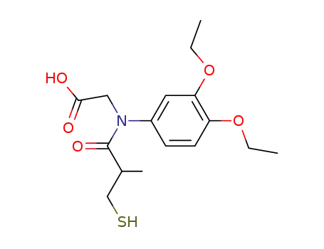 [(3,4-Diethoxy-phenyl)-(3-mercapto-2-methyl-propionyl)-amino]-acetic acid
