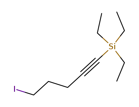 triethyl-(5-iodopent-1-inyl)silane