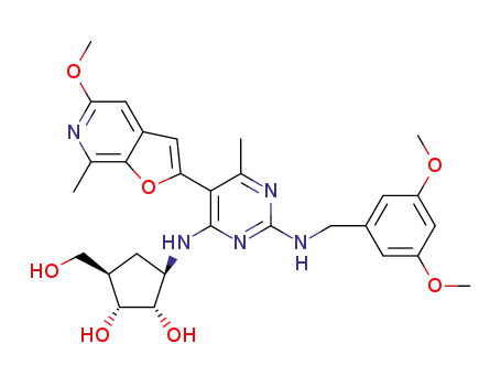 C<sub>29</sub>H<sub>35</sub>N<sub>5</sub>O<sub>7</sub>