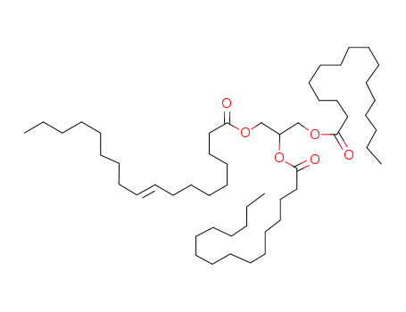 9-Octadecenoic acid, 2,3-bis[(1-oxohexadecyl)oxy]propyl ester, (9E)-