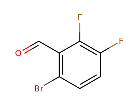 Molecular Structure of 360576-04-1 (6-BROMO-2,3-DIFLUOROBENZALDEHYDE)