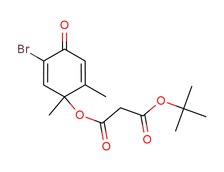 5-bromo-1,2-dimethyl-4-oxocyclohexa-2,5-dien-1-yl tert-butyl malonate