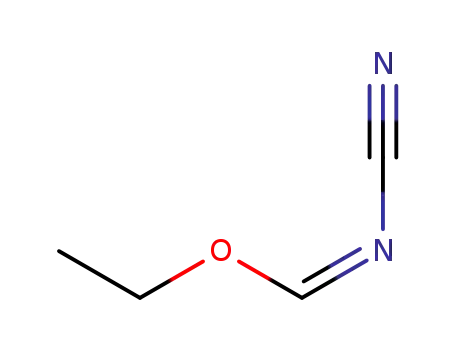 Molecular Structure of 4428-98-2 (N-Cyanomethanimidic acid ethyl ester)