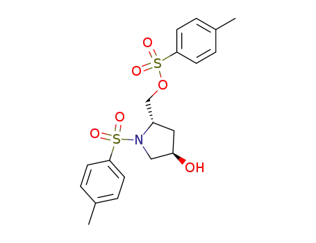 (2S,4R)-(1-tosyl-4-(tosyloxy)pyrrolidin-2-yl)methyl 4-methylbenzenesulfonate