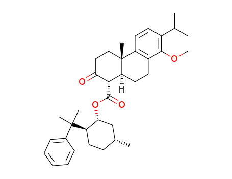 (1S,4aS,10aS)-7-Isopropyl-8-methoxy-4a-methyl-2-oxo-1,2,3,4,4a,9,10,10a-octahydro-phenanthrene-1-carboxylic acid (1R,2S,5R)-5-methyl-2-(1-methyl-1-phenyl-ethyl)-cyclohexyl ester