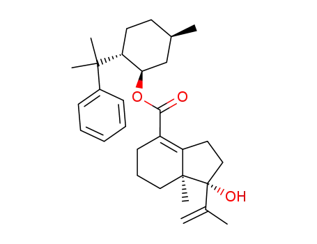 (1R,7aS)-1-Hydroxy-1-isopropenyl-7a-methyl-2,3,5,6,7,7a-hexahydro-1H-indene-4-carboxylic acid (1R,2S,5R)-5-methyl-2-(1-methyl-1-phenyl-ethyl)-cyclohexyl ester