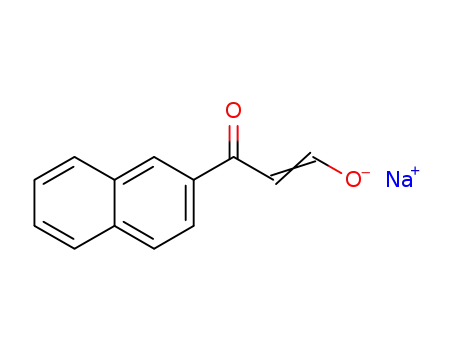 Molecular Structure of 83584-47-8 (2-Propen-1-one, 3-hydroxy-1-(2-naphthalenyl)-, sodium salt)