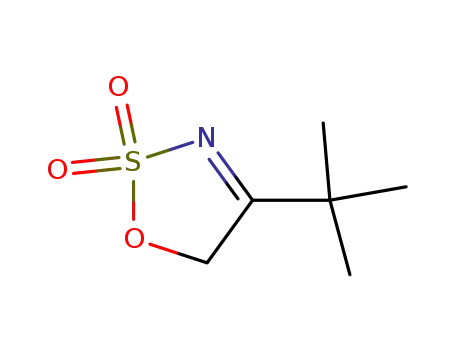 Molecular Structure of 1025506-09-5 (4-tert-butyl-5H-[1,2,3]oxathiazole 2,2-dioxide)