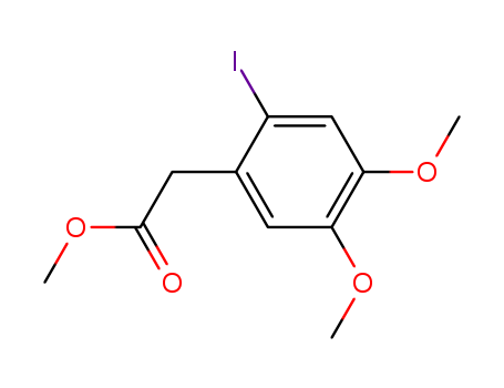 methyl 2-(2-iodo-4,5-dimethoxy-phenyl)acetate cas  35345-49-4