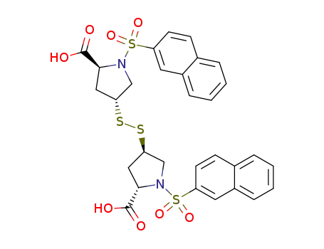 L-Proline, 4,4'-dithiobis[1-(2-naphthalenylsulfonyl)-, (4R,4'R)-