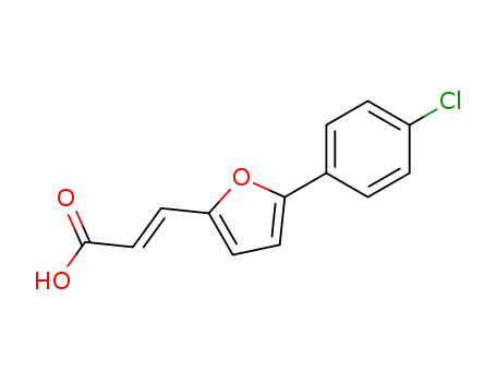 2-Propenoic acid, 3-[5-(4-chlorophenyl)-2-furanyl]-, (E)-