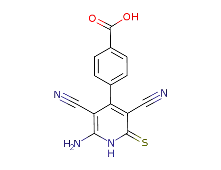 4-(6-amino-3,5-dicyano-2-thioxo-1,2-dihydro-pyridin-4-yl)-benzoic acid
