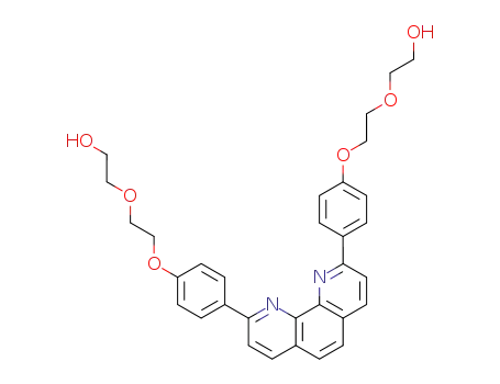2-{2-[4-(9-{4-[2-(2-Hydroxy-ethoxy)-ethoxy]-phenyl}-[1,10]phenanthrolin-2-yl)-phenoxy]-ethoxy}-ethanol