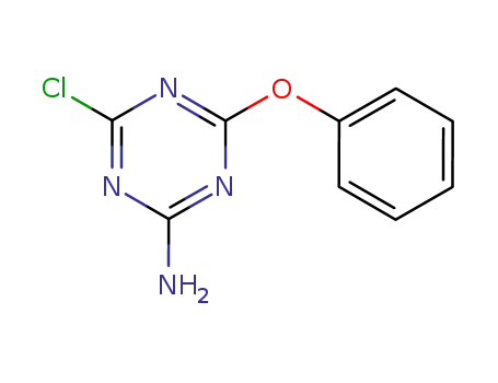 Molecular Structure of 30357-91-6 (4-chloro-6-phenoxy-1,3,5-triazin-2-amine)