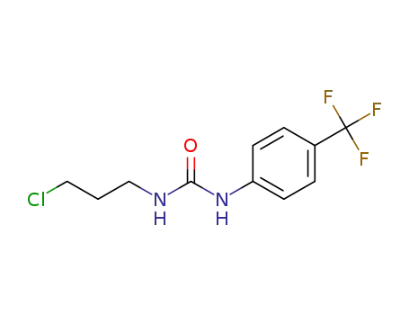 Molecular Structure of 1422166-44-6 (1-(3-chloropropyl)-3-[4-(trifluoromethyl)phenyl]urea)
