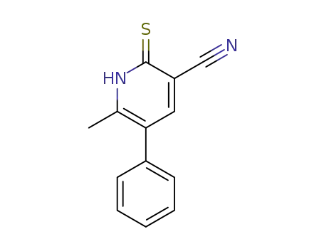 3-Pyridinecarbonitrile, 1,2-dihydro-6-methyl-5-phenyl-2-thioxo-