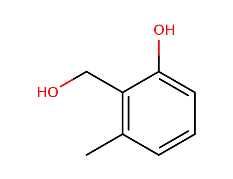 Molecular Structure of 29922-52-9 (2-(Hydroxymethyl)-3-methylphenol)