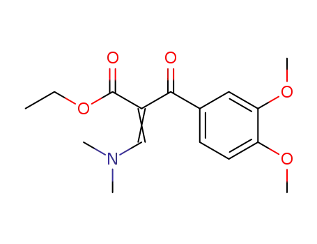 (Z)-2-(3,4-Dimethoxy-benzoyl)-3-dimethylamino-acrylic acid ethyl ester