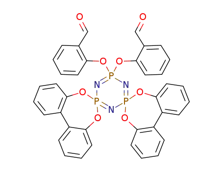 2,2-bis(2-formylphenoxy)-4,4,6,6-bis[spiro(2',2''-dioxy-1'-1''-biphenylyl)]cyclotriphosphazene
