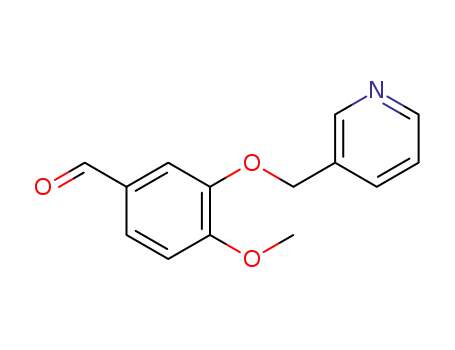 Molecular Structure of 926224-73-9 (4-METHOXY-3-(PYRIDIN-3-YLMETHOXY)BENZALDEHYDE)