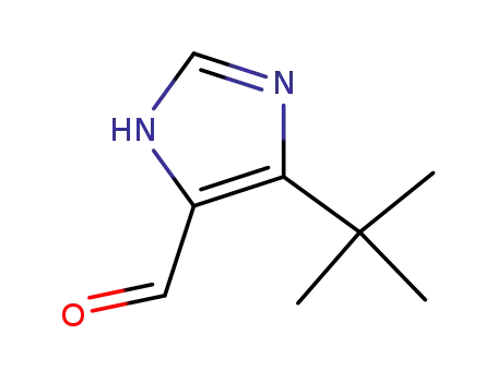Molecular Structure of 714273-83-3 (1H-Imidazole-4-carboxaldehyde, 5-(1,1-dimethylethyl)- (9CI))