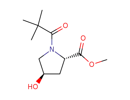 (2S,4R)-methyl 4-hydroxy-1-pivaloylpyrrolidine-2-carboxylate