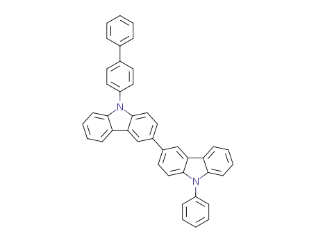 Molecular Structure of 1454567-05-5 (9-[1,1'-Biphenyl]-4-yl-9'-phenyl-3,3'-bi-9H-carbazole)