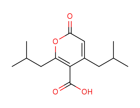 2,4-diisobutyl-6-oxo-6<i>H</i>-pyran-3-carboxylic acid