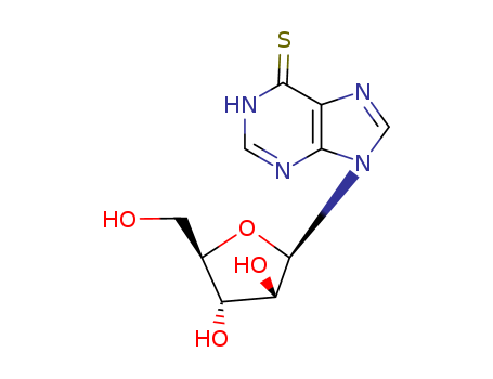 6H-Purine-6-thione, 9-b-D-arabinofuranosyl-1,9-dihydro-