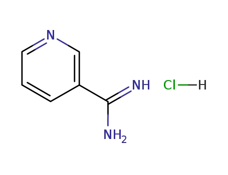 Molecular Structure of 7356-60-7 (3-AMIDINOPYRIDINIUM CHLORIDE)