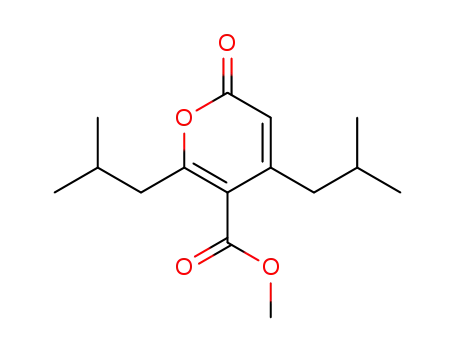 2,4-diisobutyl-6-oxo-6<i>H</i>-pyran-3-carboxylic acid methyl ester