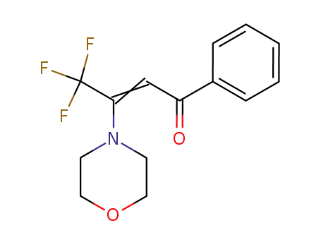 1-benzoyl-2-(1-morpholino)-3,3,3-trifluoro-1-propene