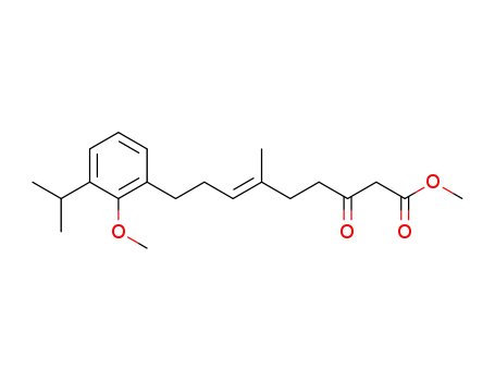 (E)-9-(3-Isopropyl-2-methoxy-phenyl)-6-methyl-3-oxo-non-6-enoic acid methyl ester