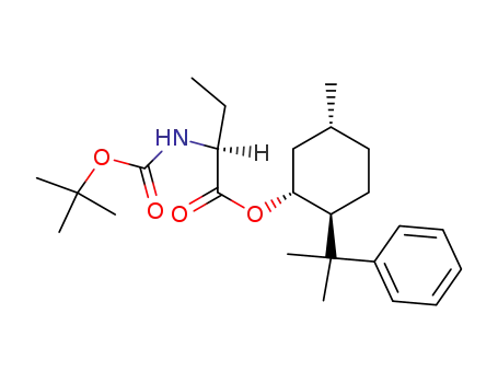 (1R,2S,5R)-2-(1-methyl-1-phenylethyl)-5-methylcyclohexyl (S)-2-<(tert-butoxycarbonyl)amino>butanoate