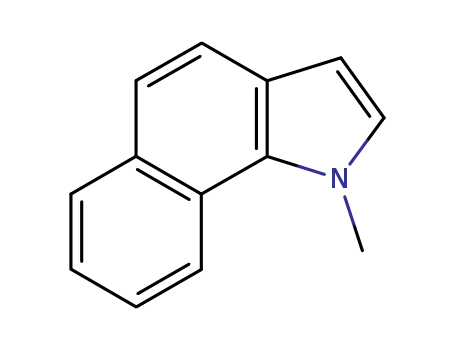 Molecular Structure of 57582-30-6 (1H-Benz[g]indole, 1-methyl-)