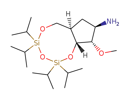 (2R,3S,3aR,9aR)-5,5,7,7-Tetraisopropyl-3-methoxy-hexahydro-4,6,8-trioxa-5,7-disila-cyclopentacycloocten-2-ylamine