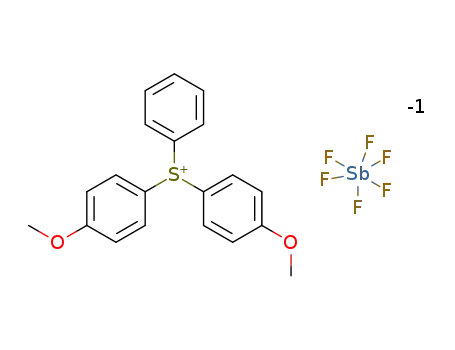 bis(4-methoxyphenyl)phenylsulfonium hexafluoroantimonate