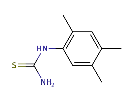 Molecular Structure of 117174-87-5 (1-(2,4,5-TRIMETHYLPHENYL)-2-THIOUREA)