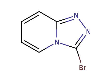 Molecular Structure of 4922-68-3 (1,2,4-TRIAZOLO[4,3-A]PYRIDINE, 3-BROMO-)