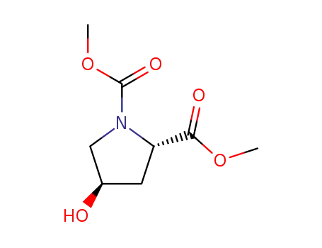 (2S,4R)-(-)-N-methyloxycarbonyl-4-hydroxypyrrolidine-2-carboxylic acid methyl ester